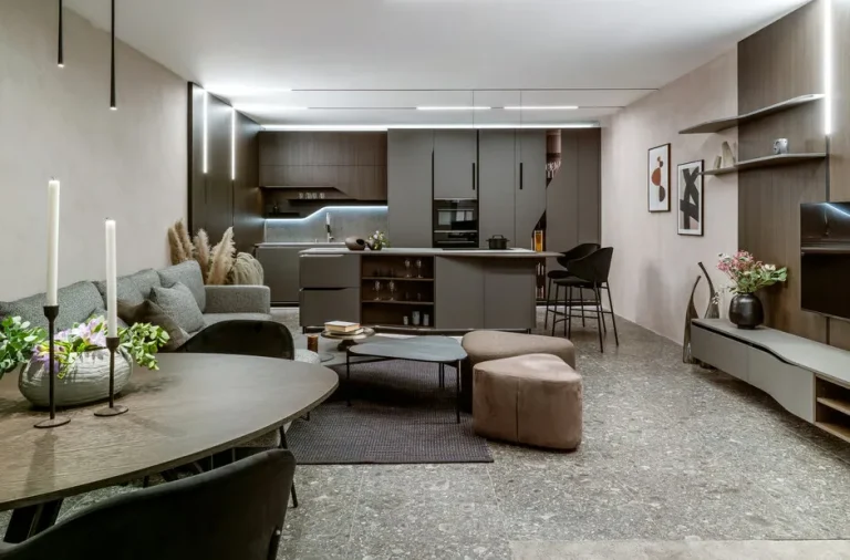 Sykora Fluid Onyx Grey szigetes konyha